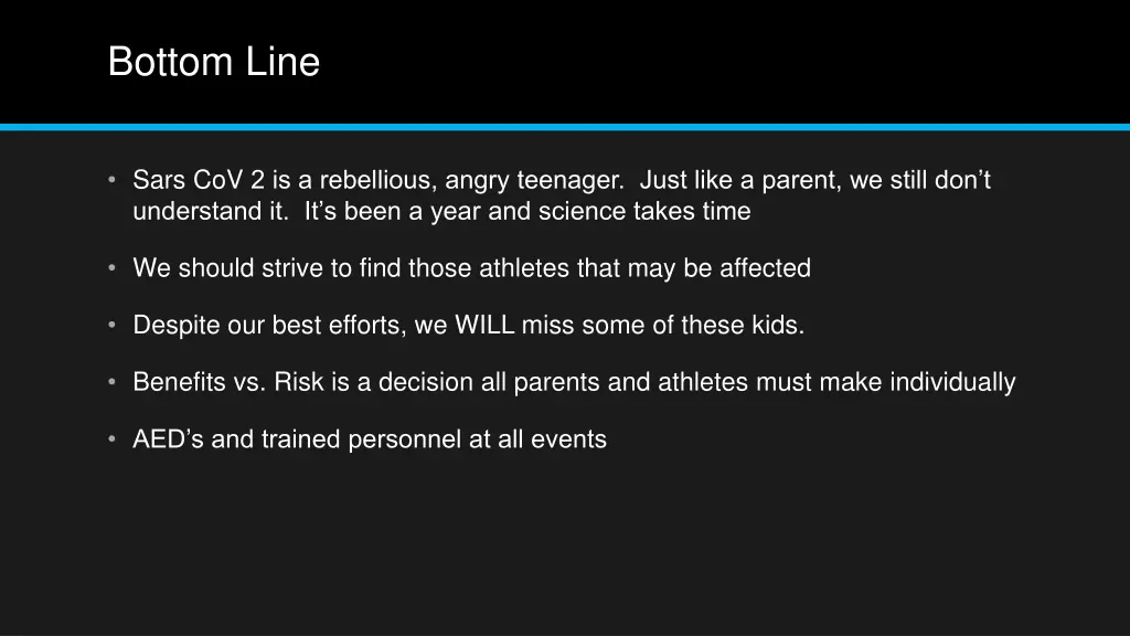 bottom line
