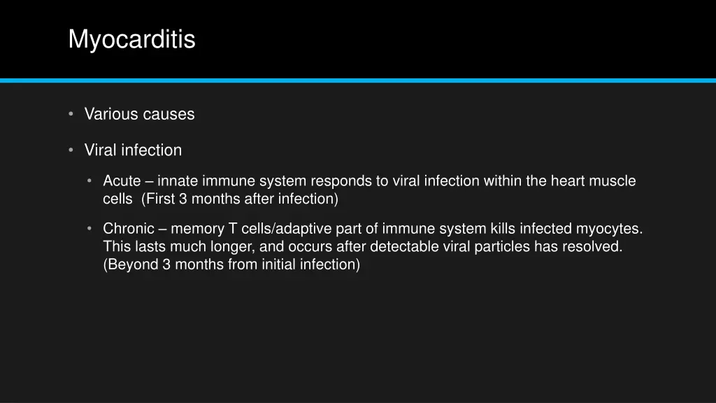 myocarditis
