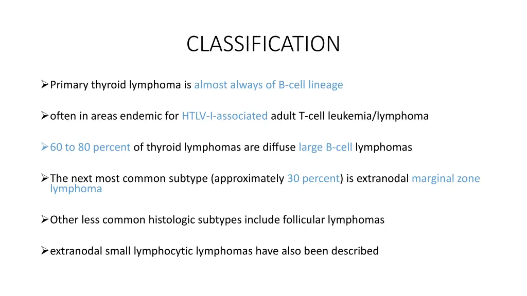 classification