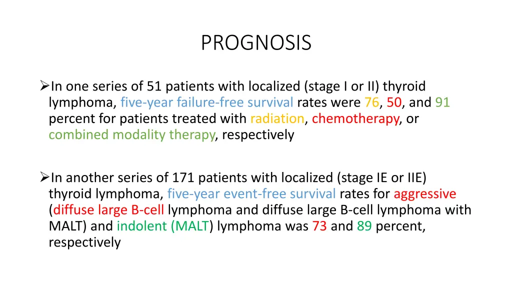 prognosis