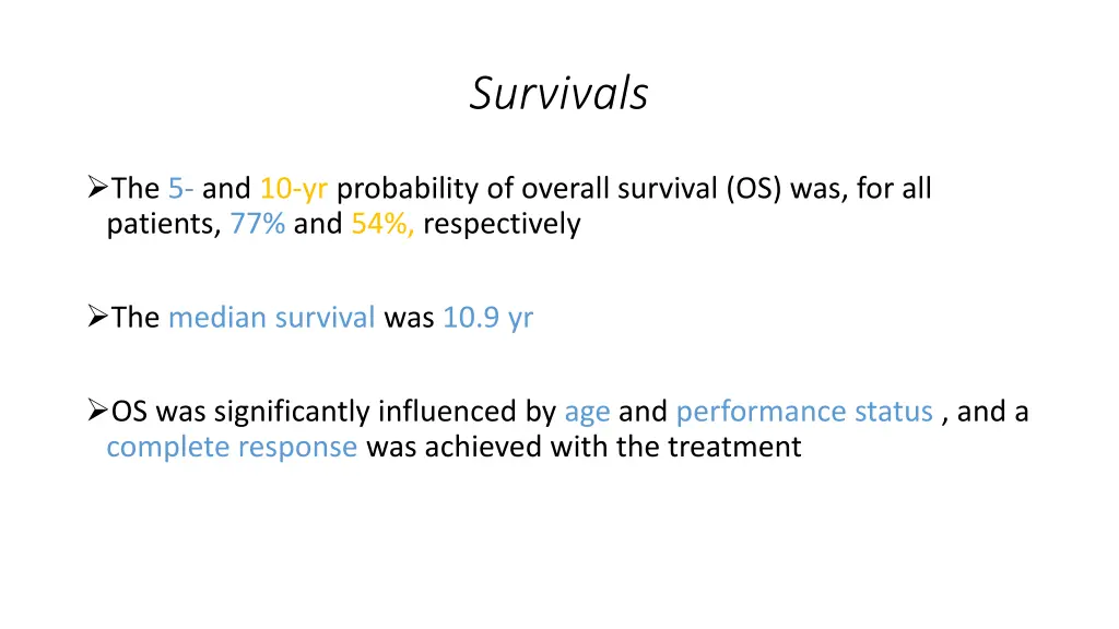 survivals