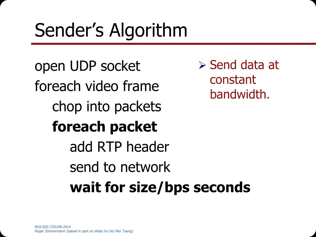 sender s algorithm 3