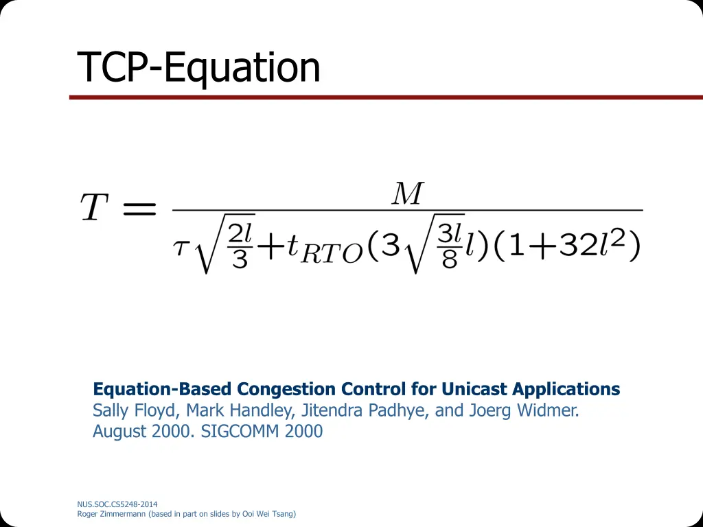 tcp equation 1