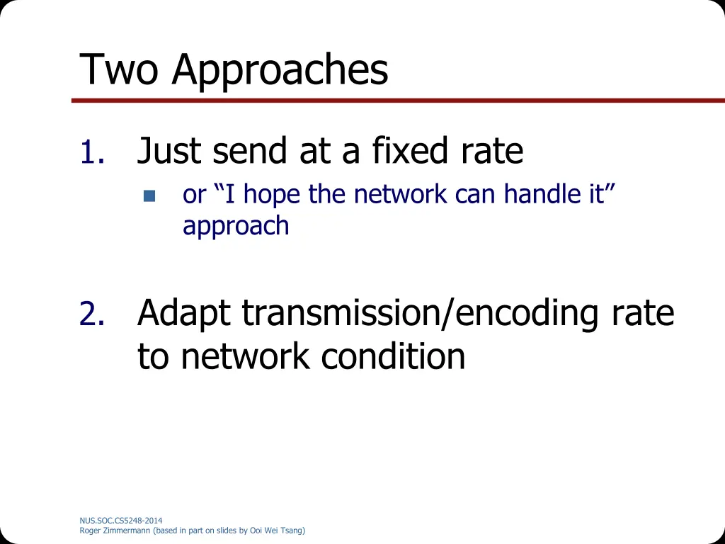two approaches 1