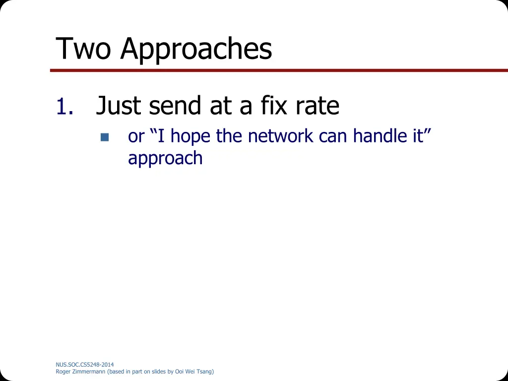 two approaches