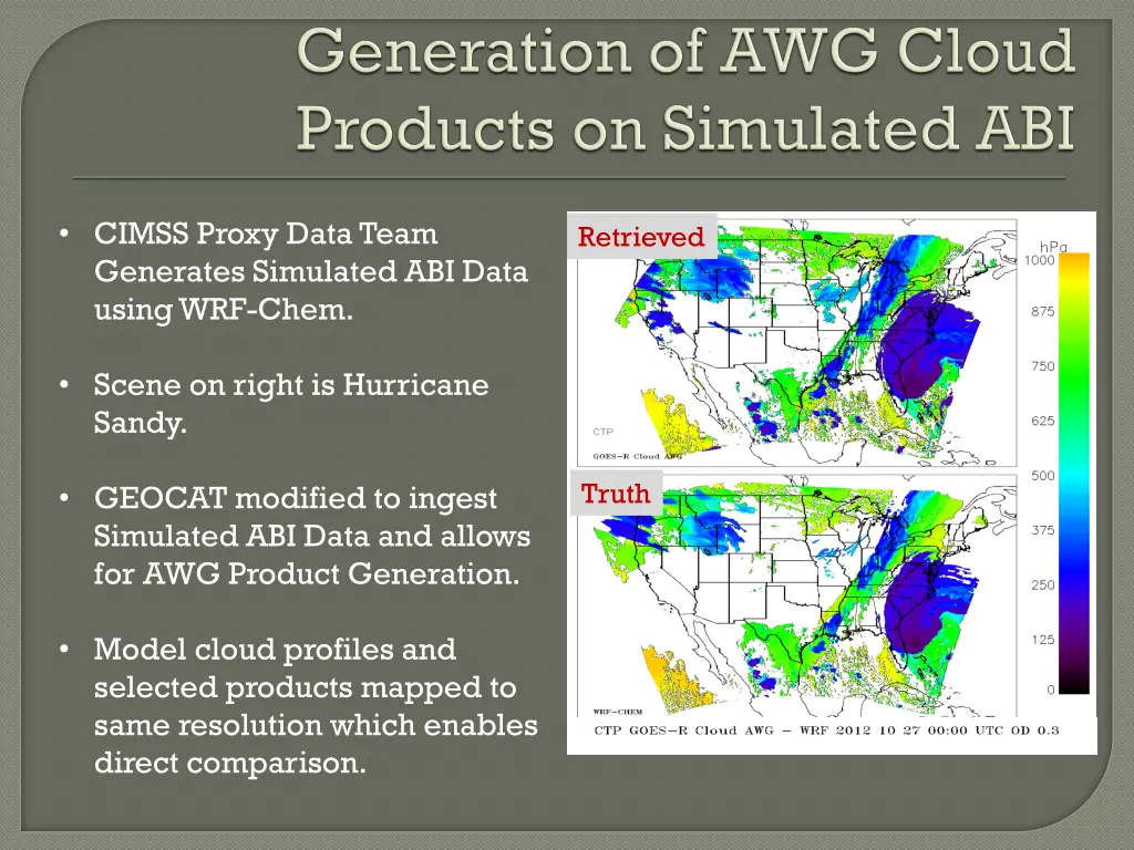 cimss proxy data team generates simulated