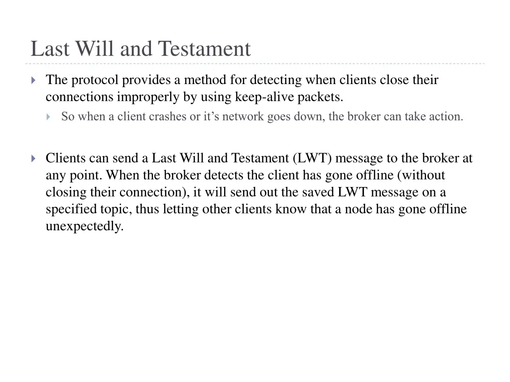 last will and testament