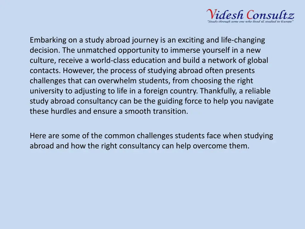 embarking on a study abroad journey