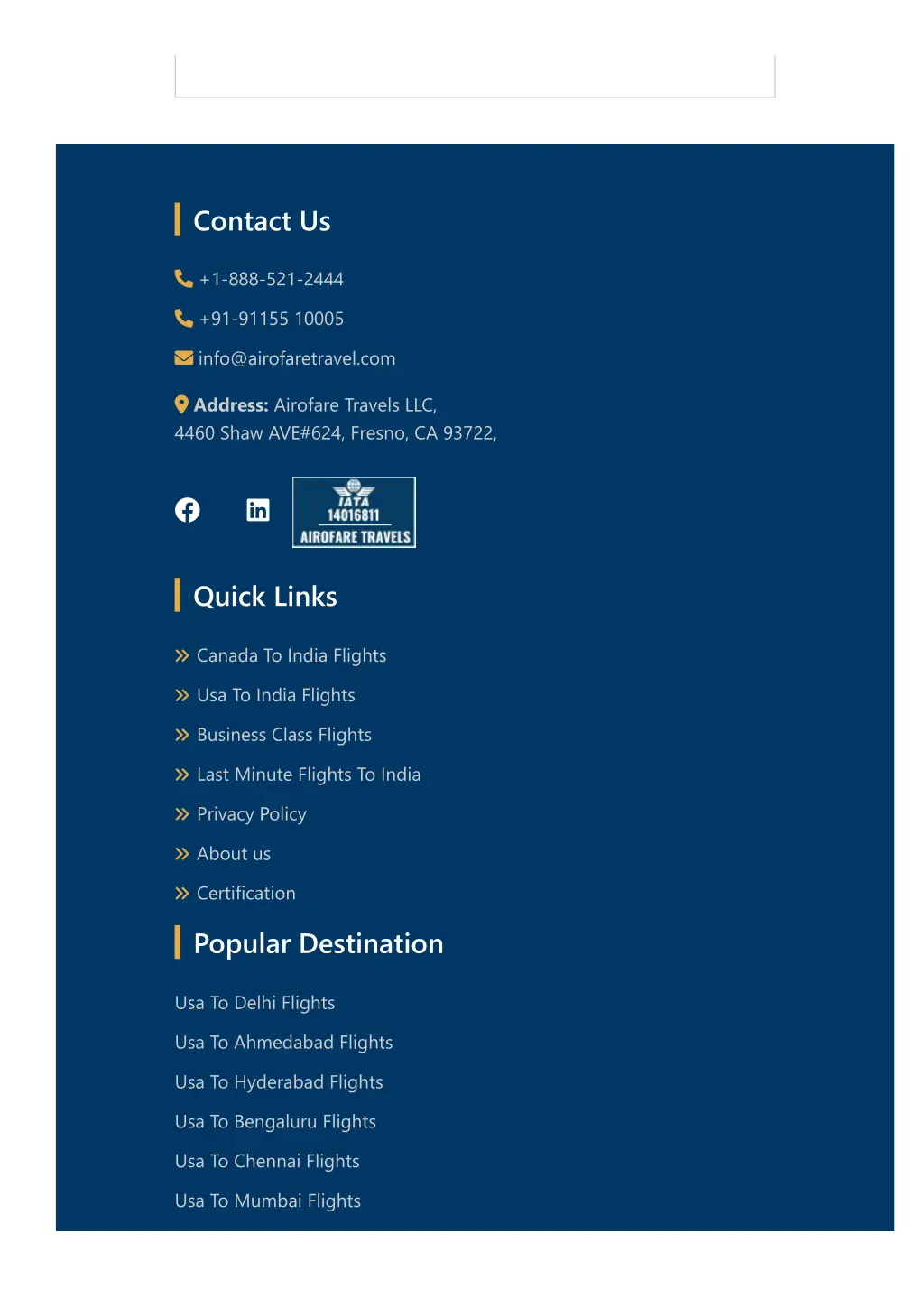 contact us