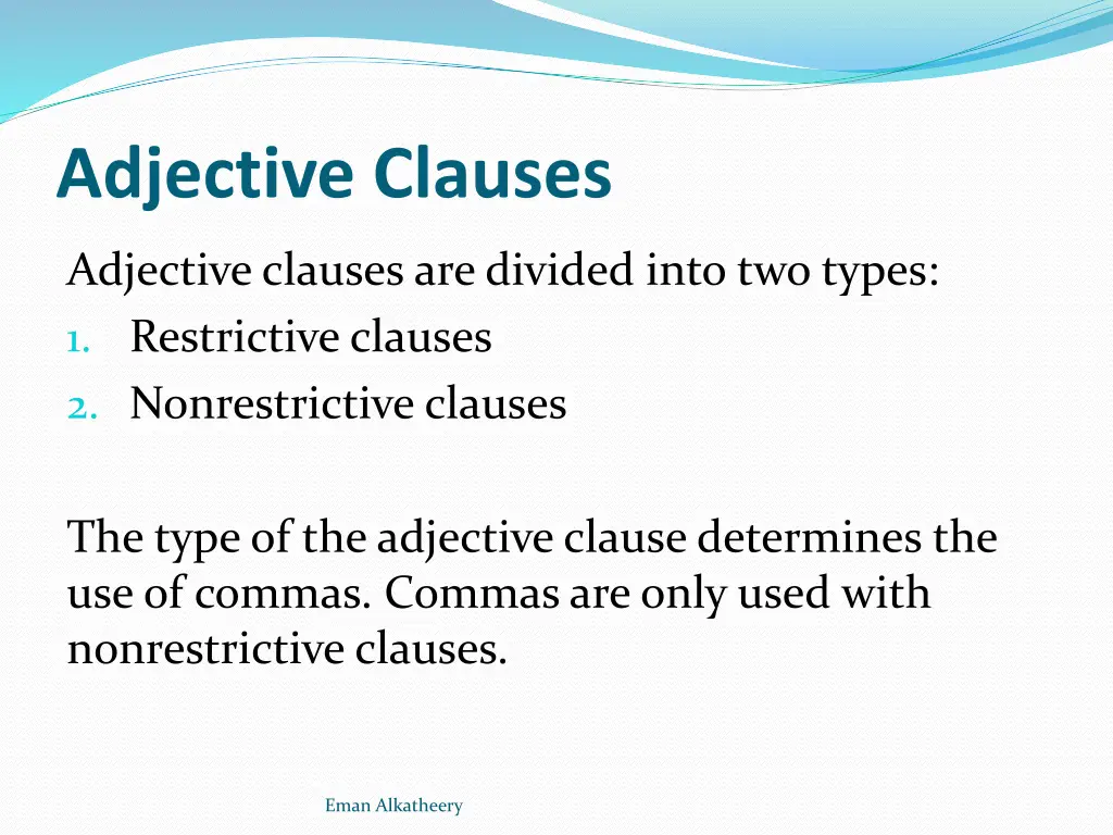 adjective clauses 2