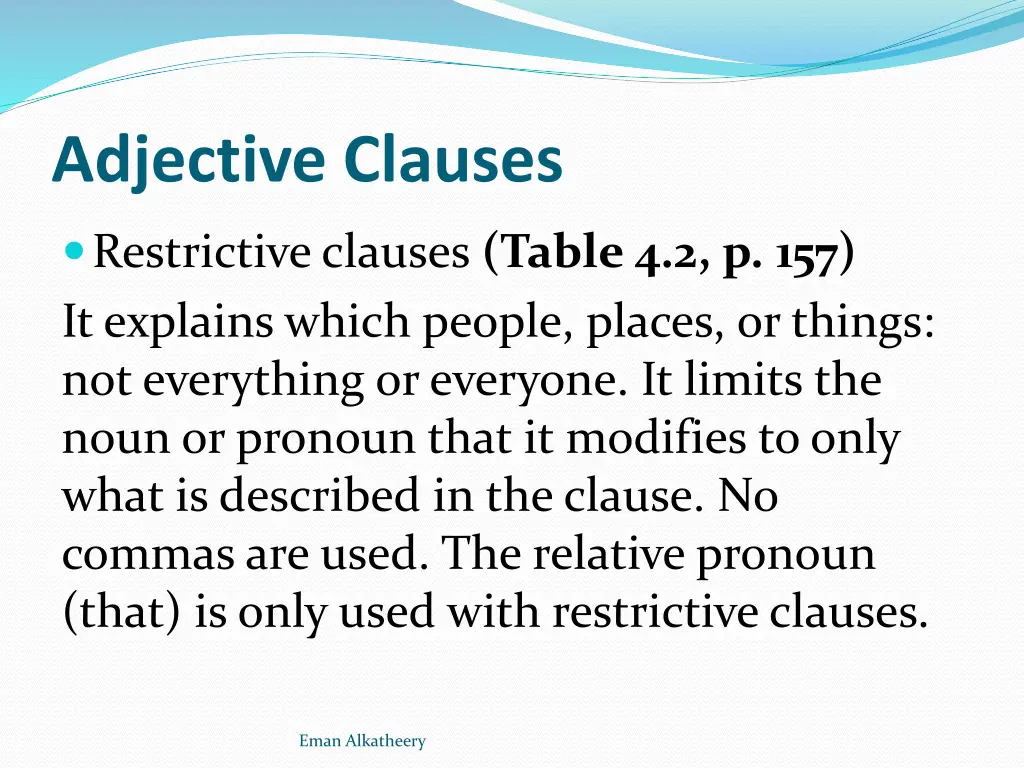 adjective clauses 3