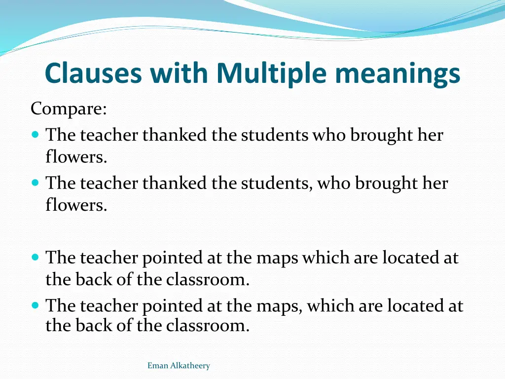 clauses with multiple meanings 2