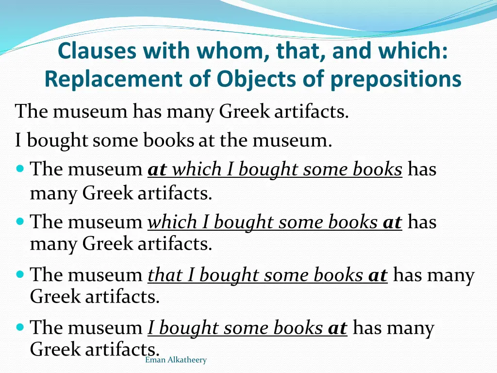 clauses with whom that and which replacement 13