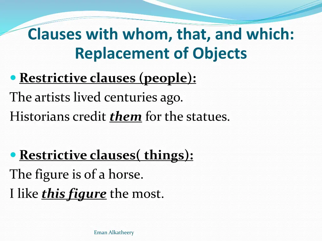 clauses with whom that and which replacement 2