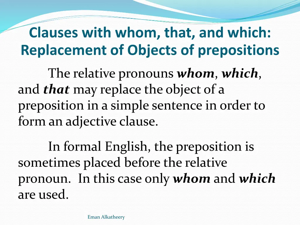 clauses with whom that and which replacement 6
