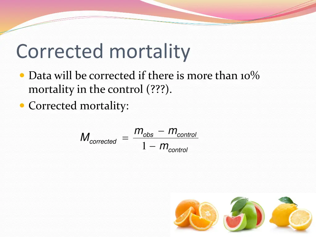 corrected mortality