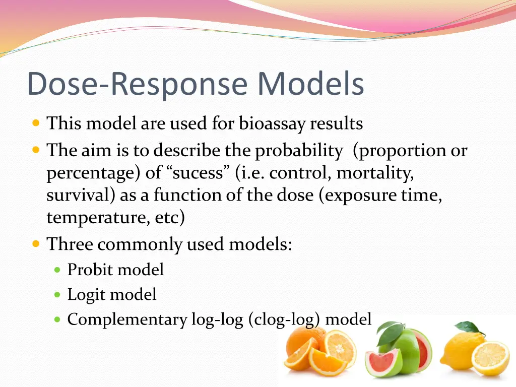 dose response models
