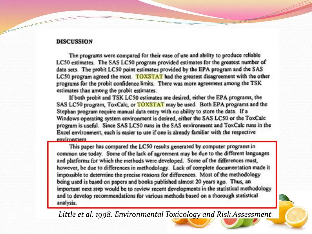little et al 1998 environmental toxicology