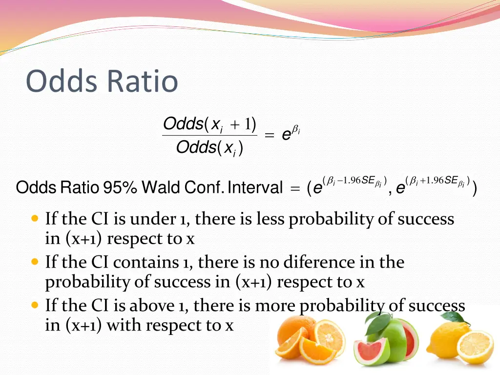 odds ratio