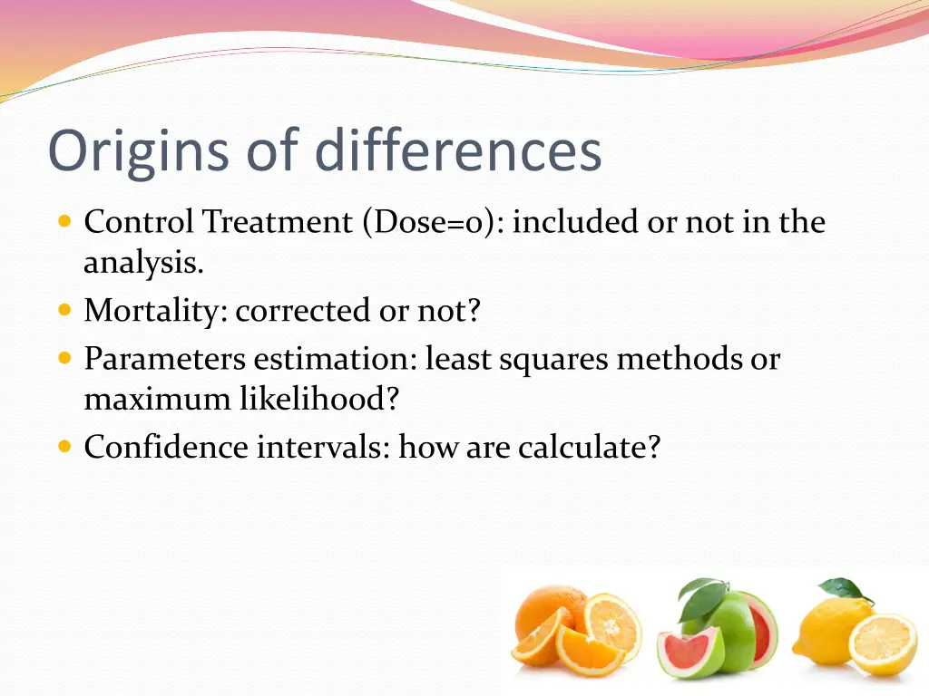 origins of differences