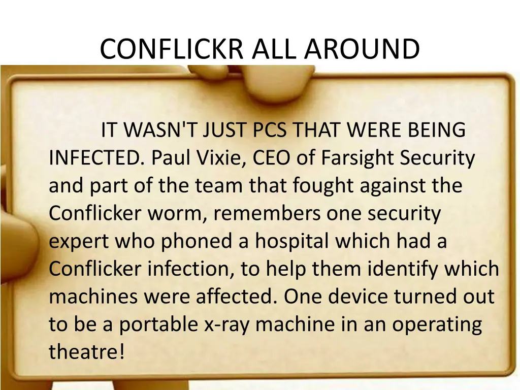 conflickr all around