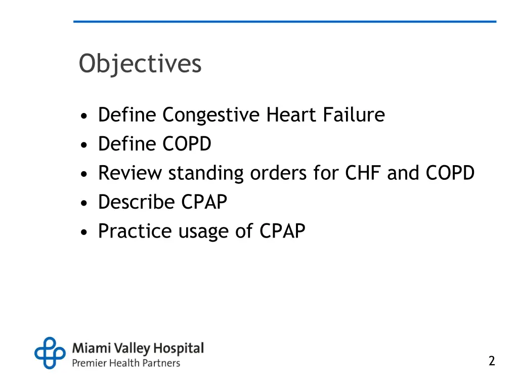 objectives