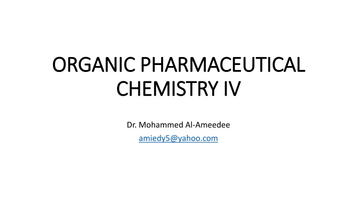 organic pharmaceutical organic pharmaceutical
