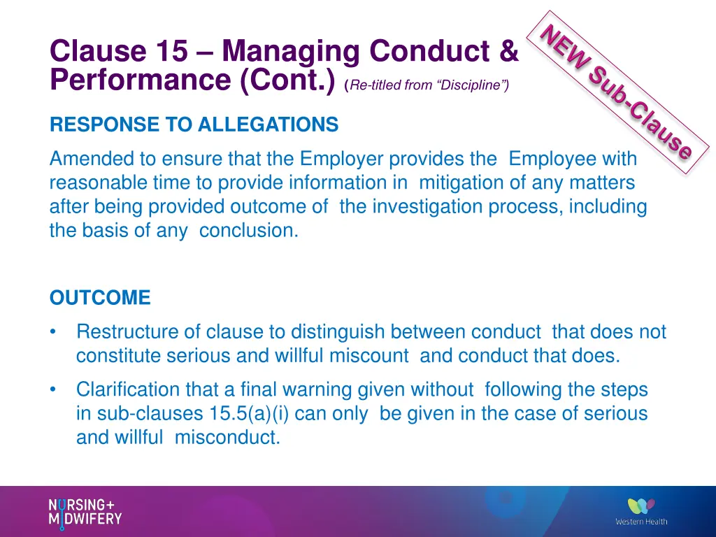 clause 15 managing conduct performance cont 1