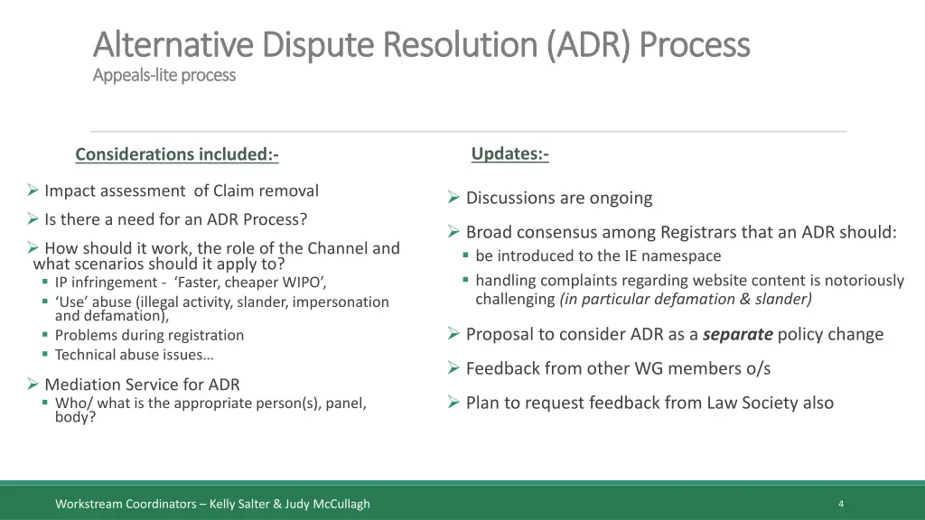 alternative dispute resolution adr process