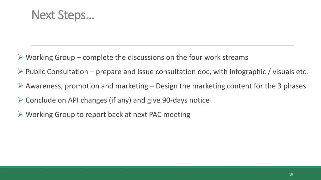 next steps next steps