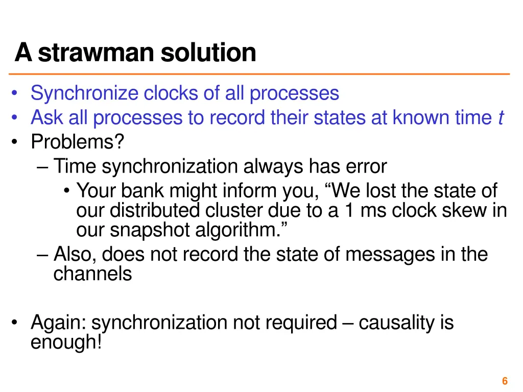 a strawman solution