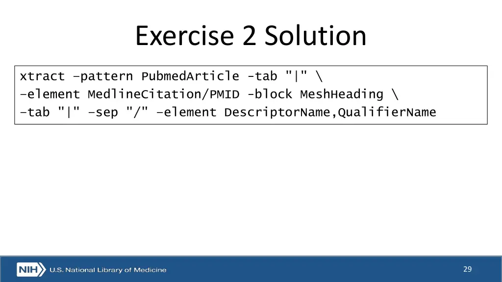 exercise 2 solution