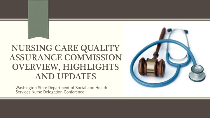 nursing care quality assurance commission