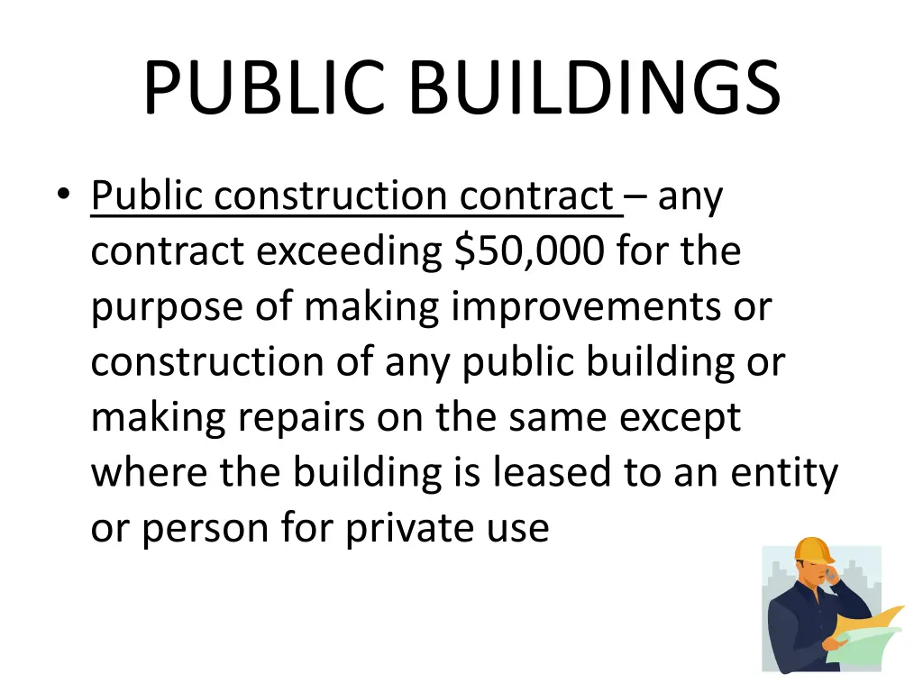 public buildings
