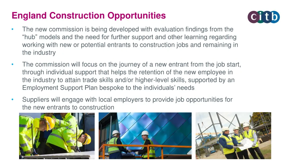 england construction opportunities
