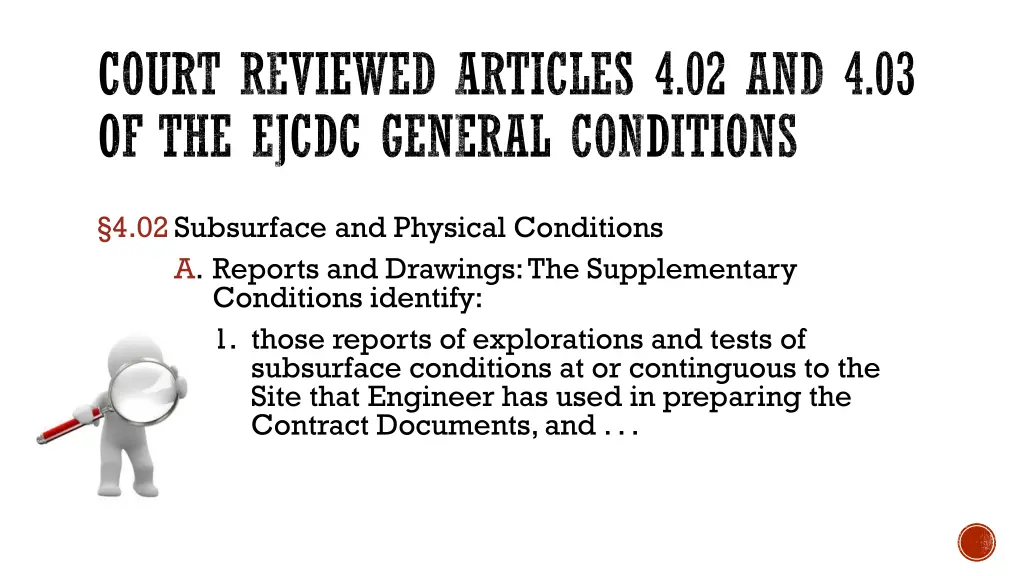 court reviewed articles