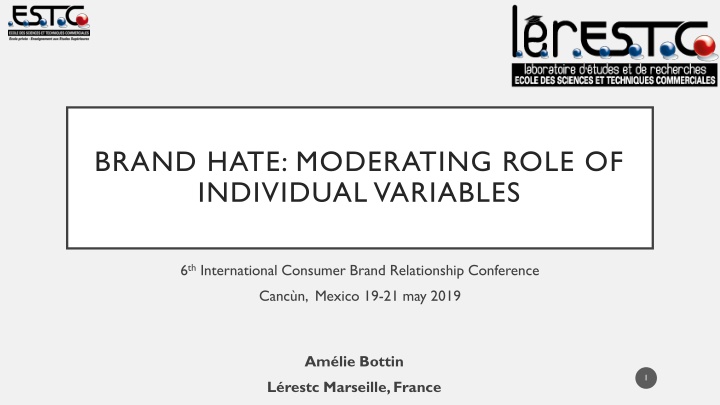 brand hate moderating role of individual variables