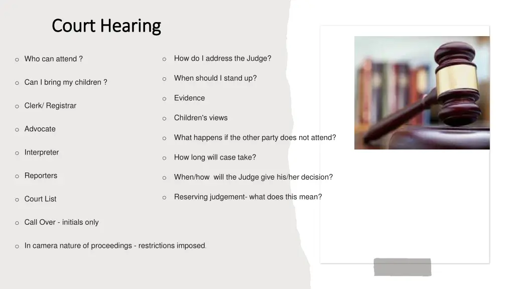 court hearing court hearing