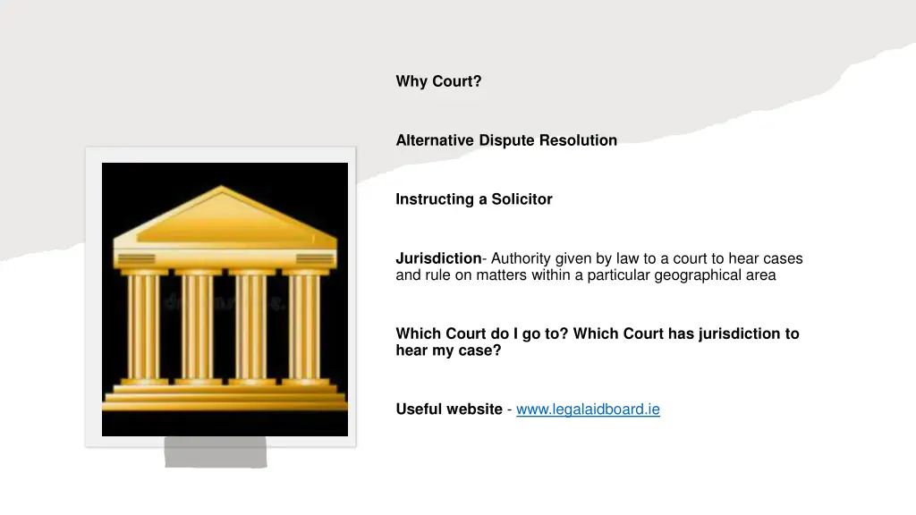 why court