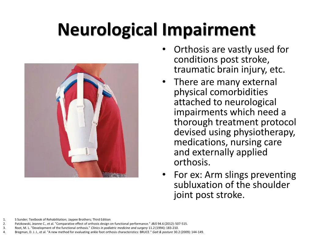 neurological impairment
