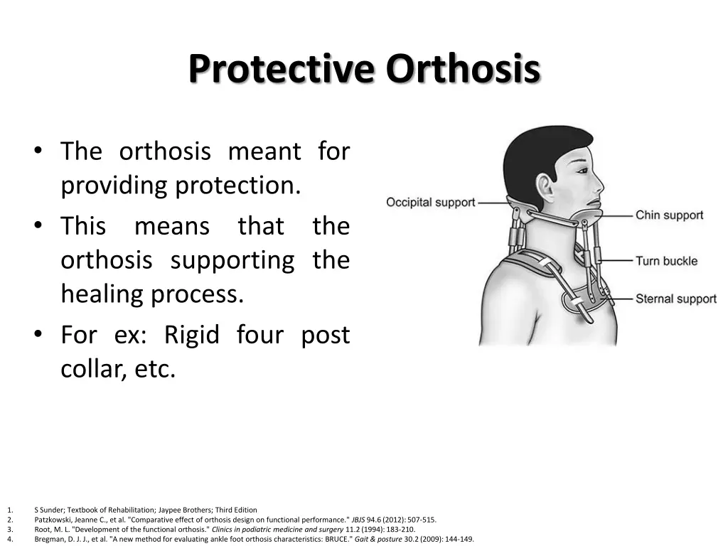 protective orthosis