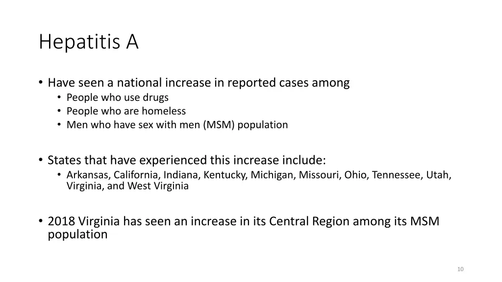 hepatitis a