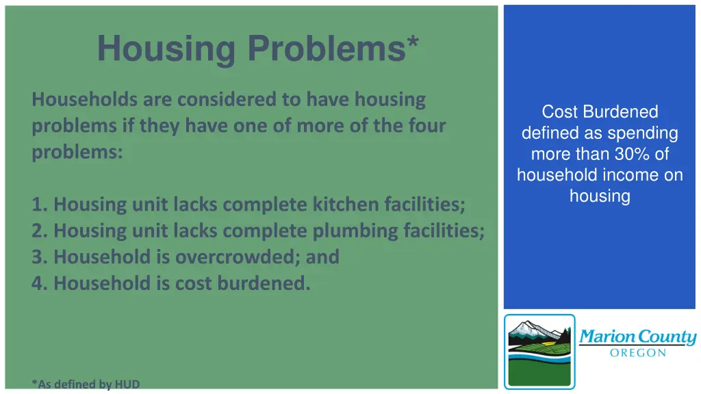 housing problems