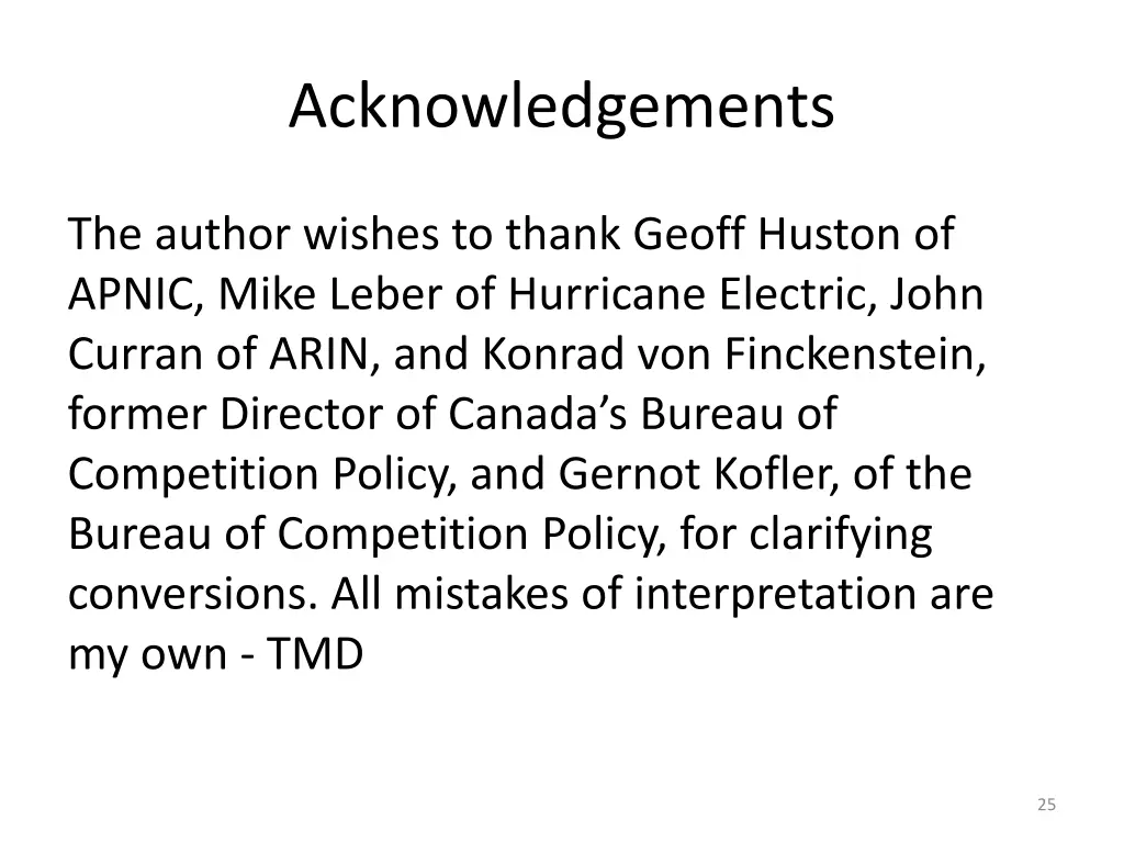 acknowledgements
