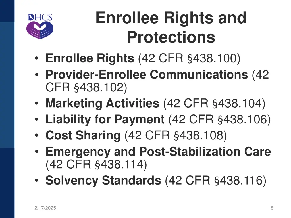 enrollee rights and protections enrollee rights