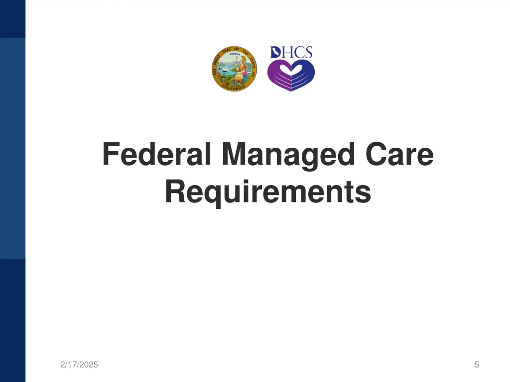 federal managed care requirements