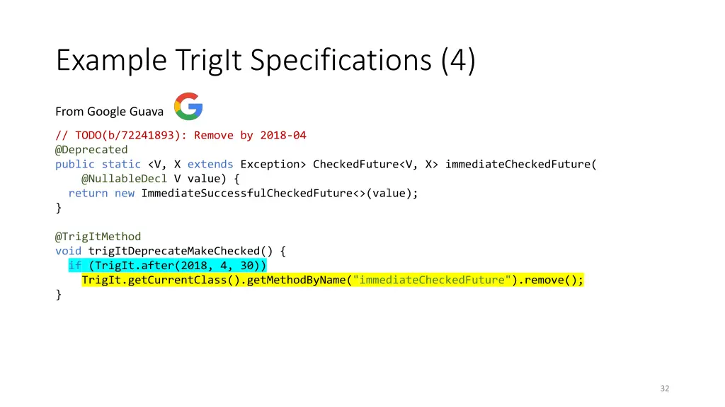 example trigit specifications 4
