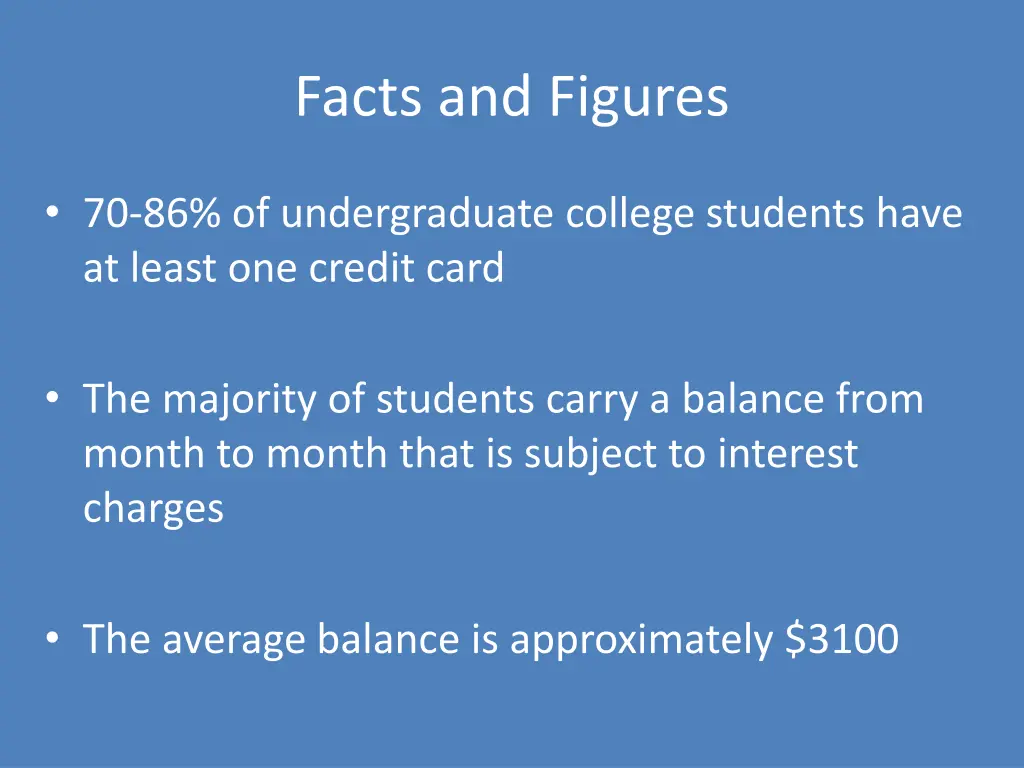 facts and figures