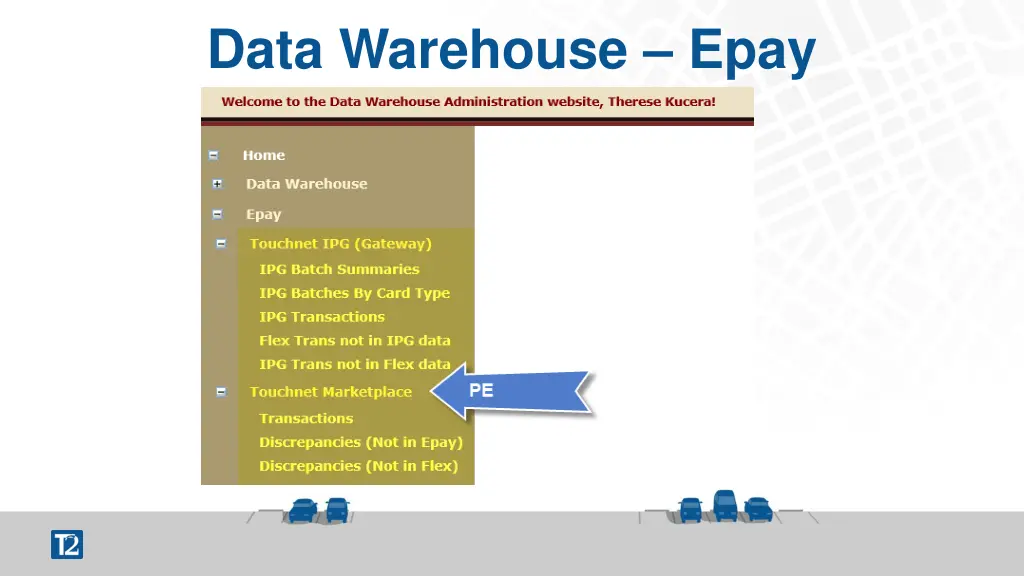 data warehouse epay 2