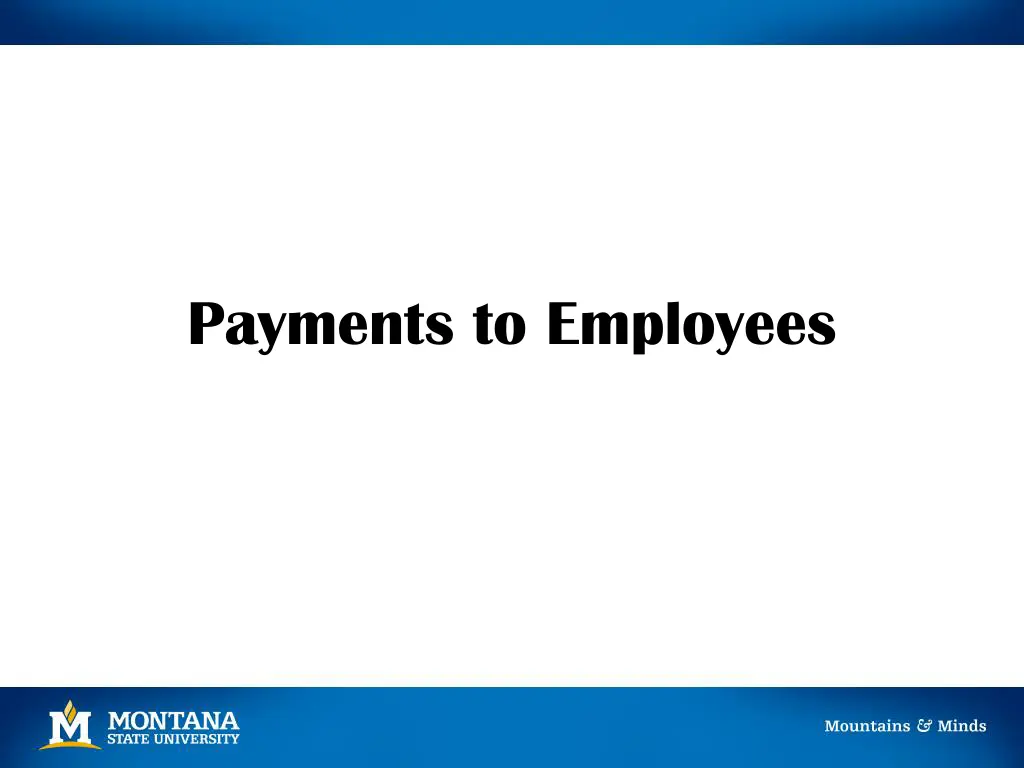 payments to employees
